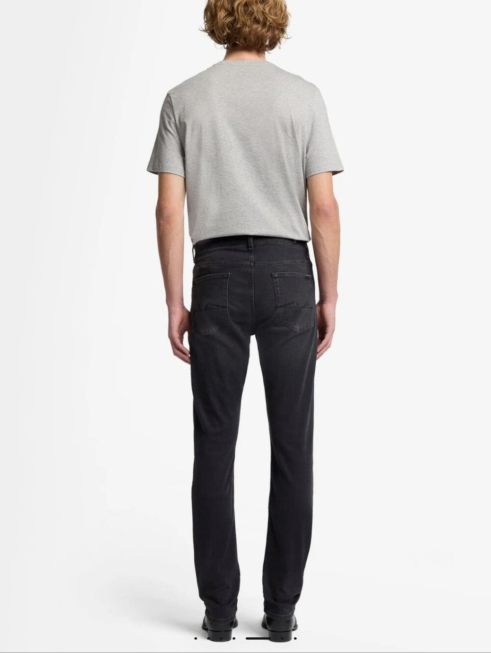 7 For All Mankind Mens Slim Straight Luxe Performance Slimmy Plus Size 33 X 35 - Picture 2 of 15